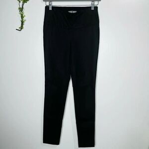I Love Tyler Madison Black Stretch Coated Pants